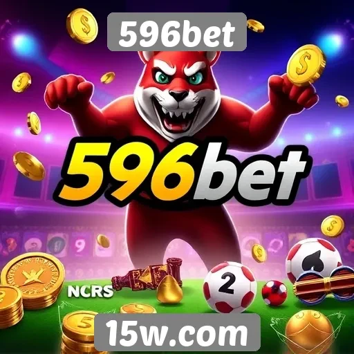 Variedade de jogos disponíveis na 596bet